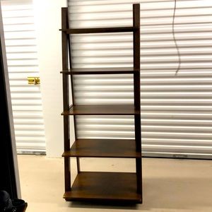 Chestnut Wooden Step Ladder Book Case